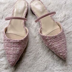 Nine West Pink Mules Elegant and Versatile size 6